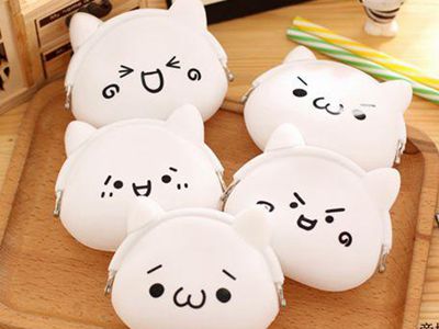 開心君（jun1）矽膠錢袋