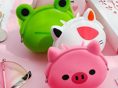 動物矽（guī）膠錢袋