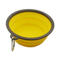折疊碗,折疊矽膠碗,矽膠寵（chǒng）物飯碗