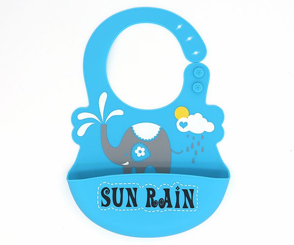 矽膠口水兜巾,矽膠吃飯飯兜,兒童矽膠（jiāo）飯兜